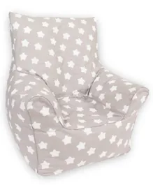 Delsit Bean Chair - Grey W. Stars
