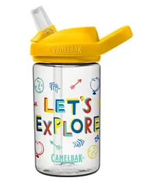 CamelBak Eddy Plus Lets Explore Sipper Bottle Yellow - 400 ml