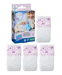 Baby Alive Doll Diaper Refill - Pack of 4