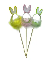 Party Magic Easter Bunny Egg Pick Pack of 1 - Multicolor