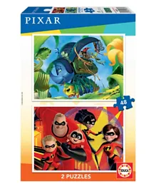 Educa Pixar The Incredible 2 Pack Puzzle - 96 Pieces