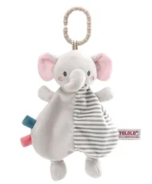 Tololo Baby Toys Comfort Towel Toy Elephant - Grey