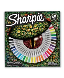 Sharpie Permanent Lizard Markers Pack of 30 - Assorted