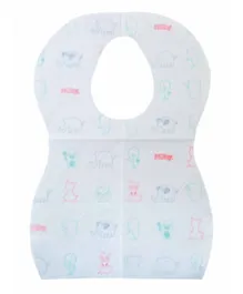 Nuby Disposable Bibs Pack of 10 White
