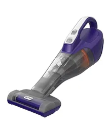 Black and Decker Lithium-ion Cordless Pet Dustbuster Hand Vacuum 400mL 22AW DVB315JP-GB - Blue and Grey
