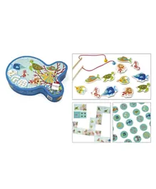 Scratch Europe 3-In-1 Fishing Game - Multicolour