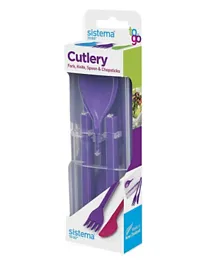 Sistema Cutlery To Go - Purple
