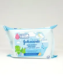 JOHNSON’S Kids, Kids Wipes, Pure Protect, Pack of 25 wipes