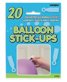 Unique Balloon Stick-Ups - Pack of 20