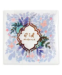 Eid Party Floral Paper Napkins - 20 Pieces