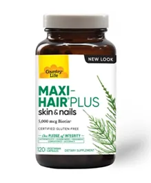 Country Life Maxi-Hair Plus Capsules - 120 Pieces