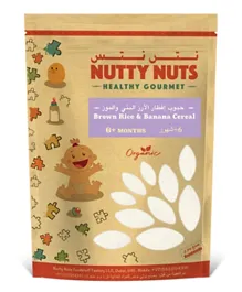 Nutty Nuts Brown Rice & Banana Cereal - 250 Grams