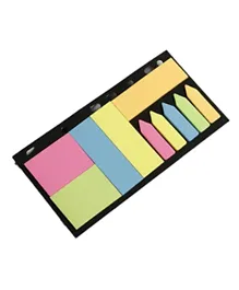 SADAF Sticky Notes Assorted Shapes & Colors - 25 Pieces