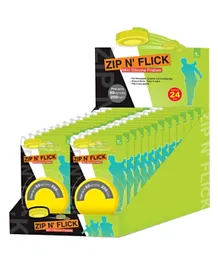 Freetime Zip N Flick Mini Silicone Frisbee Yellow Pack of 1 - Assorted