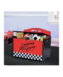 Disney Cars Lightning McQueen Lightweight Toy Box - Red