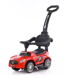 Fiddlys 3 In 1 Activity Push Car Ride On - Red