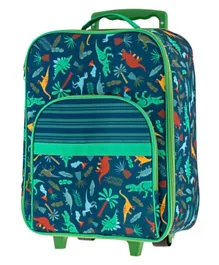 Stephen Joseph Dino All Over Print Rolling Trolley Bag - 18 Inches