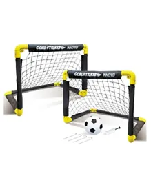 Hostful Folding Double Mini Soccer Goal Set - Pack of 8