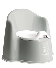 BabyBjorn Potty Chair - Grey and White