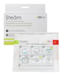 BBLUV Steam Microwave Quick-Steam Sterilizer Bag - 60mL