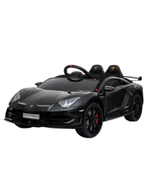 Lamborghini SVJ Licensed Battery Operated Ride On with Remote Control - Black