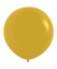 Sempertex Round Latex Balloons Mustard - 3 Pieces