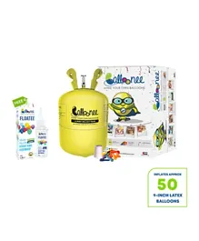 Balloonee Jumbo Disposable Helium Party Kit with Floatee - Helium Balloons Float Time Extender 50ml