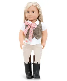 Our Generation Riding Doll with  Tweed Vest  Leah - 46cm