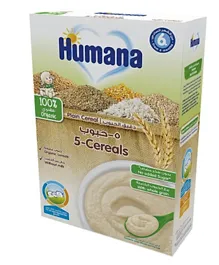 Humana Organic 5 Cereals Infant Cereal - 200g