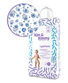 Kim&Kimmy Pant Style Diapers Size 5 - 42 Pieces