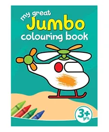 My Great Jumbo Colouring Book - English