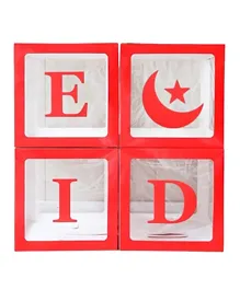 Highland EID Transparent Balloon Boxes - 4 Pieces