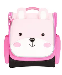 Nohoo Sapiential Bear Jungle Kids School Bag Pink - 13.4 inches