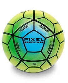 Mondo PVC Deluxe Ball Beach Soccer Pixel Green - 23 cm (Colour May Vary)
