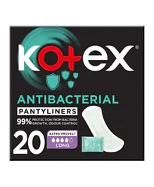 Kotex Everyday Panty Liners Long lightly scented Liners - 20 Pieces