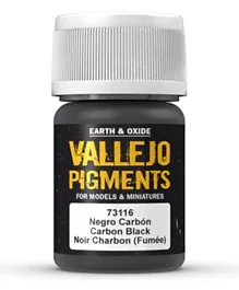 Vallejo Pigment 73.116 Carbon Black (Smoke Black) - 35mL