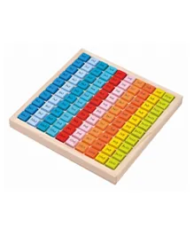 Lelin Wooden Multiplication Board - 144 Blocks