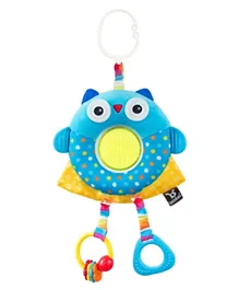 BenBat Travel Toy Owl - Blue
