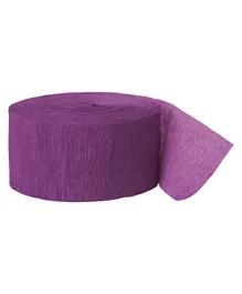 Unique Crepe Streamer Pack of 1 - Purple