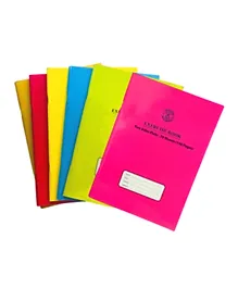SADAF 2-Side Plain A4 Exercise Book Pack Of 6 - 140 Pages Each