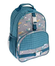 Stephen Joseph All Over Print Backpack Blue - 16 Inches