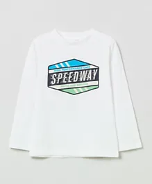 OVS Speedway T-Shirt - White