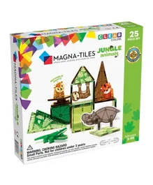 Magna-Tiles Jungle Animals Set - 25 Pieces