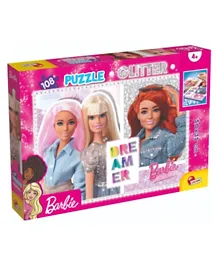 Lisciani Barbie  Glitter Puzzle Best Friends Forever - 108 Pieces