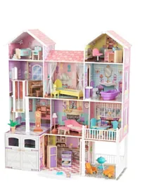 KidKraft Wooden Country Estate Dollhouse - 32 Pieces