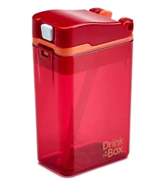 Drink in the Box Eco-Friendly Reusable Drink and Juice Box Container Red- 236ml