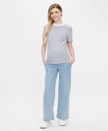 Mamalicious Maternity Jeans - Light Blue