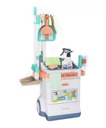 Cleaning Cart Set Without Electric Function, Increases Empathy, Long Hours Of Fun And High-quality Material, 667-63, 3 Years+, 33.5 x 31 x 71 cm - Multicolor