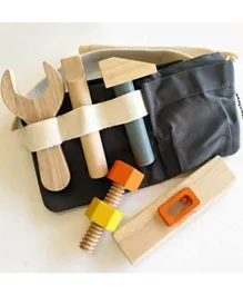 Plan Toys Wooden Tool Belt - Multicolour