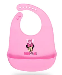 Disney Minnie Mouse Silicone Baby Bibs - Pack of 1